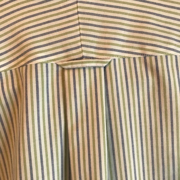 lands' End Men's LS Button Down Striped Sports Shirt Size 16 X 32 - Picture 8 of 9